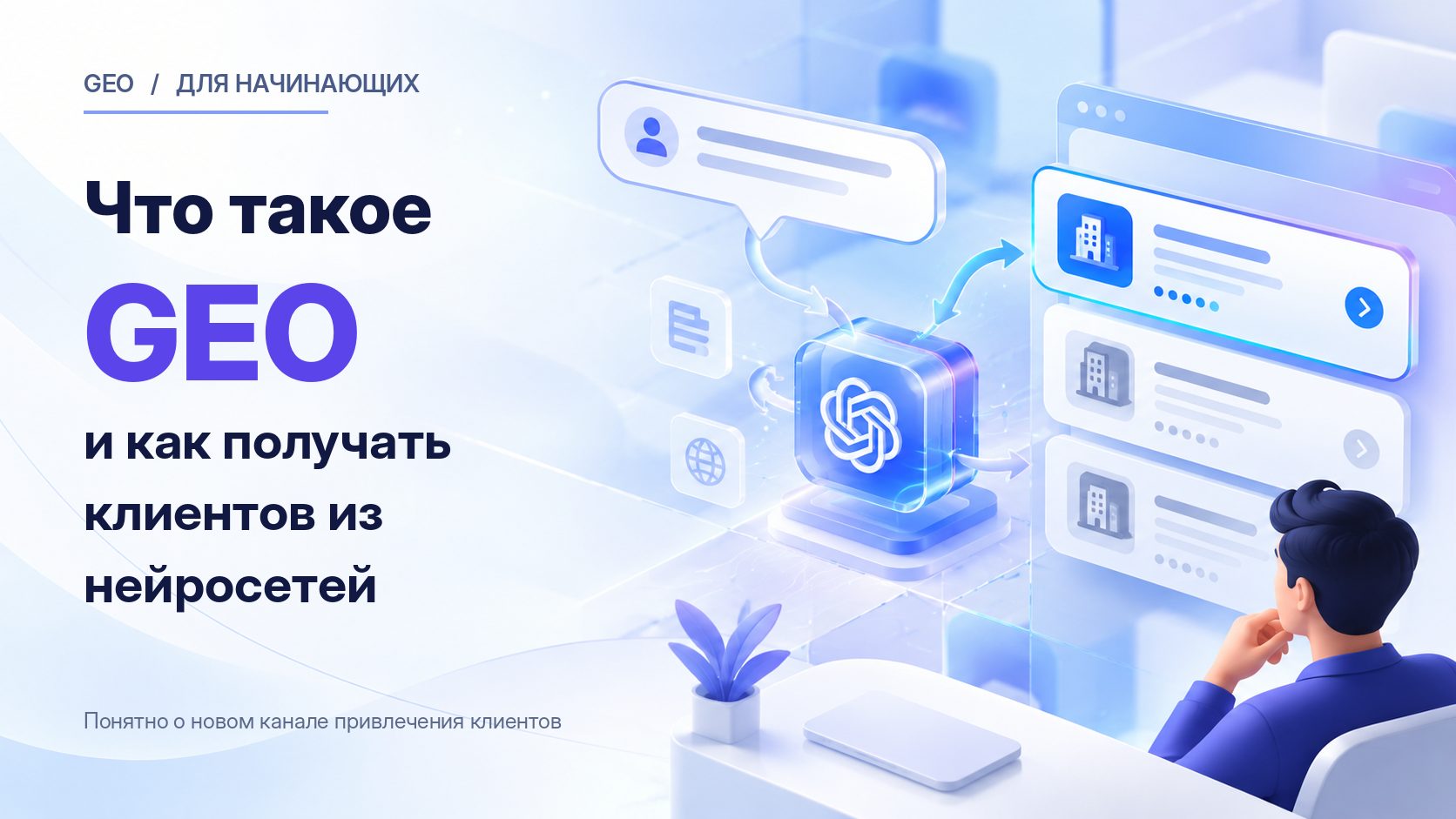 Что такое GEO и как получать клиентов из нейросетей