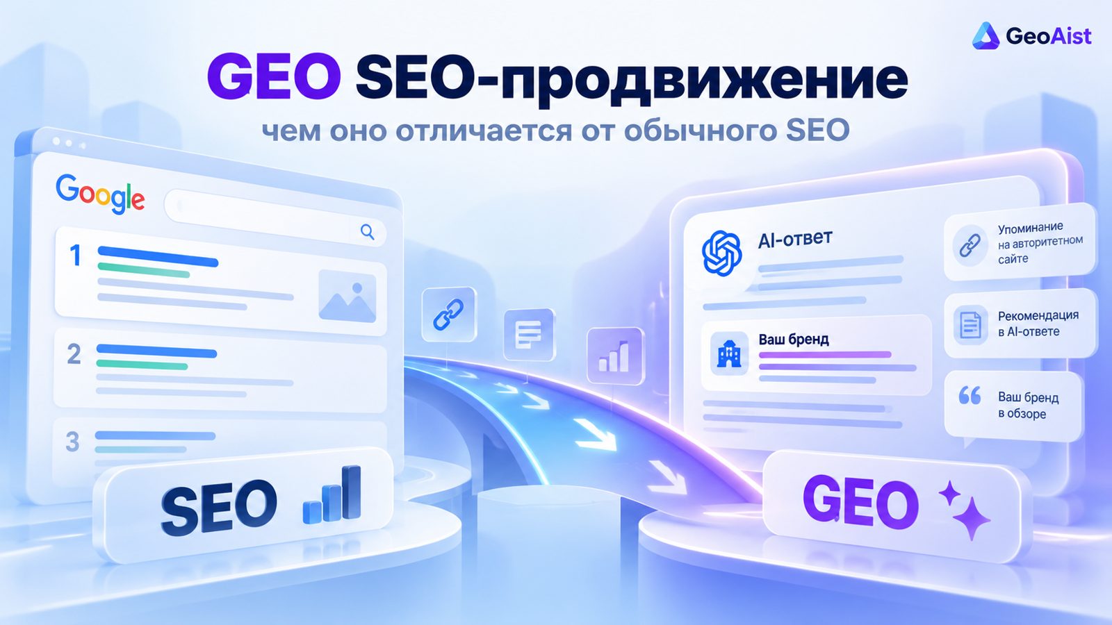 GEO SEO продвижение: как связаны классический поиск и ответы нейросетей
