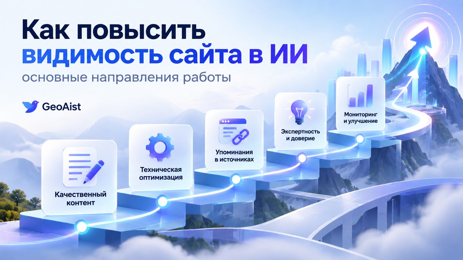 Как повысить видимость сайта в ИИ: основные направления работы